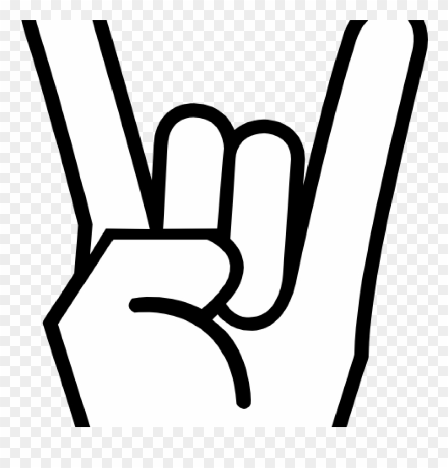 Rock N Roll Clip Art I Love You In Sign Language Clip.