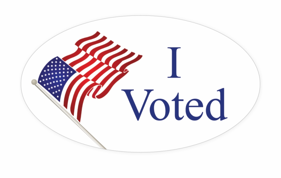 I Voted Sticker Png.