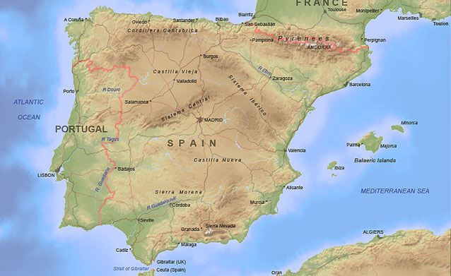 Iberian peninsula clipart - Clipground