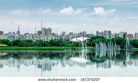Ibirapuera Park Sao Paulo Brazil Stock Photo 167820671.
