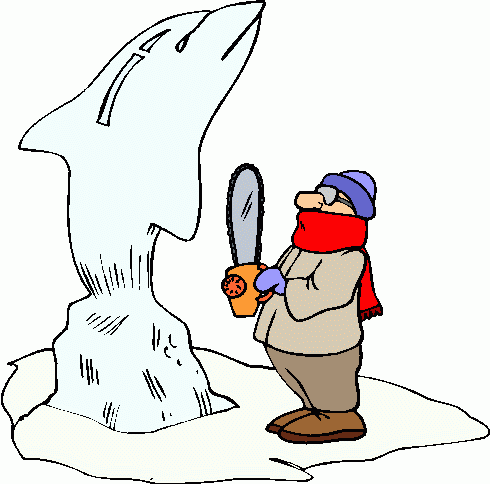 Fun With Ice Clipart.