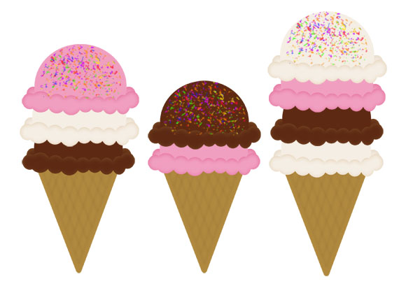 Free Ice Cream Cone Clipart Pictures.