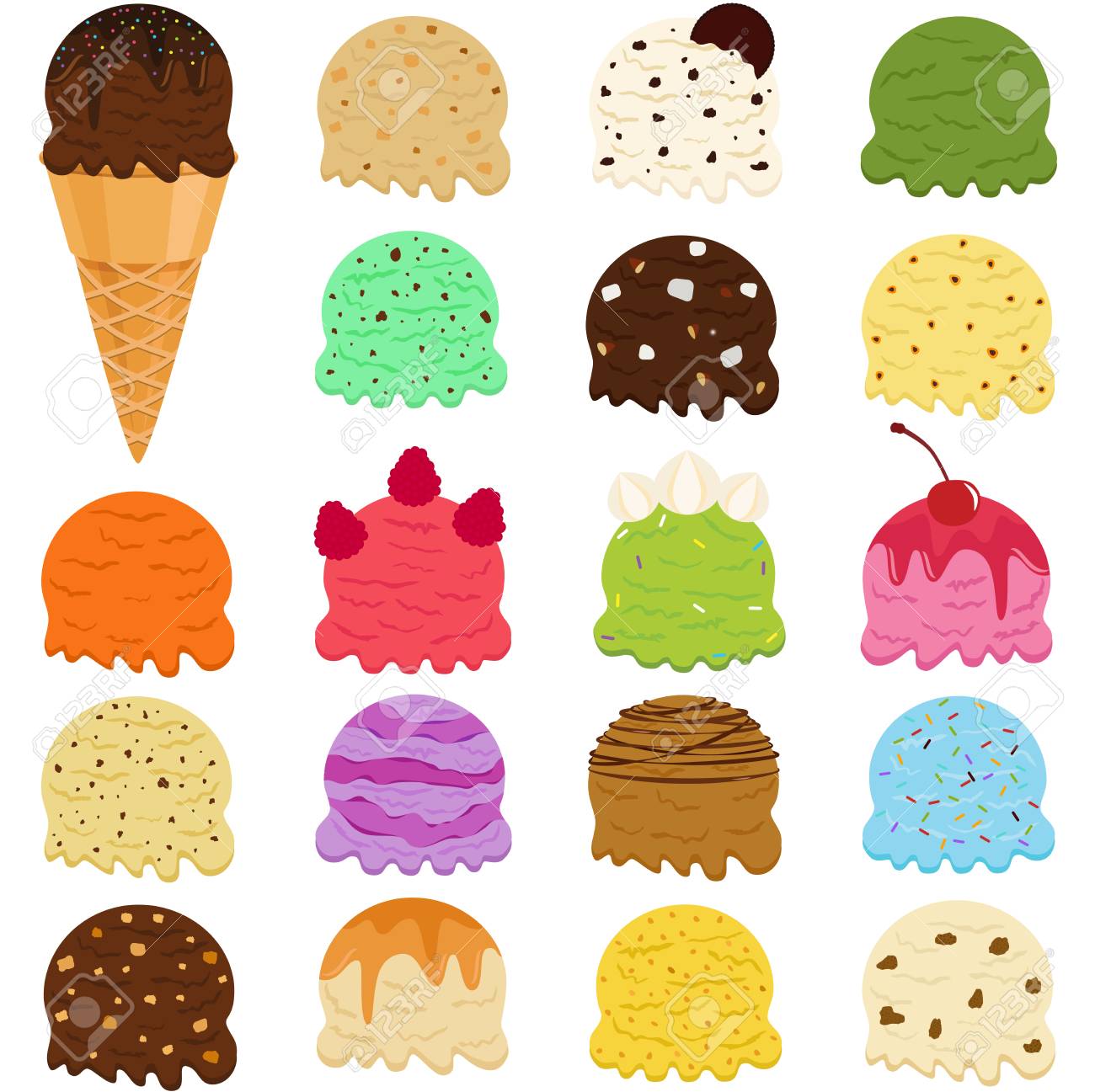 Ice Cream Scoops Clipart 10 Free Cliparts Download Images On