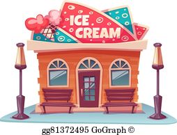 Ice Cream Shop Clip Art.