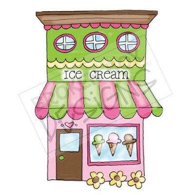 Icecream Shop Clipart.