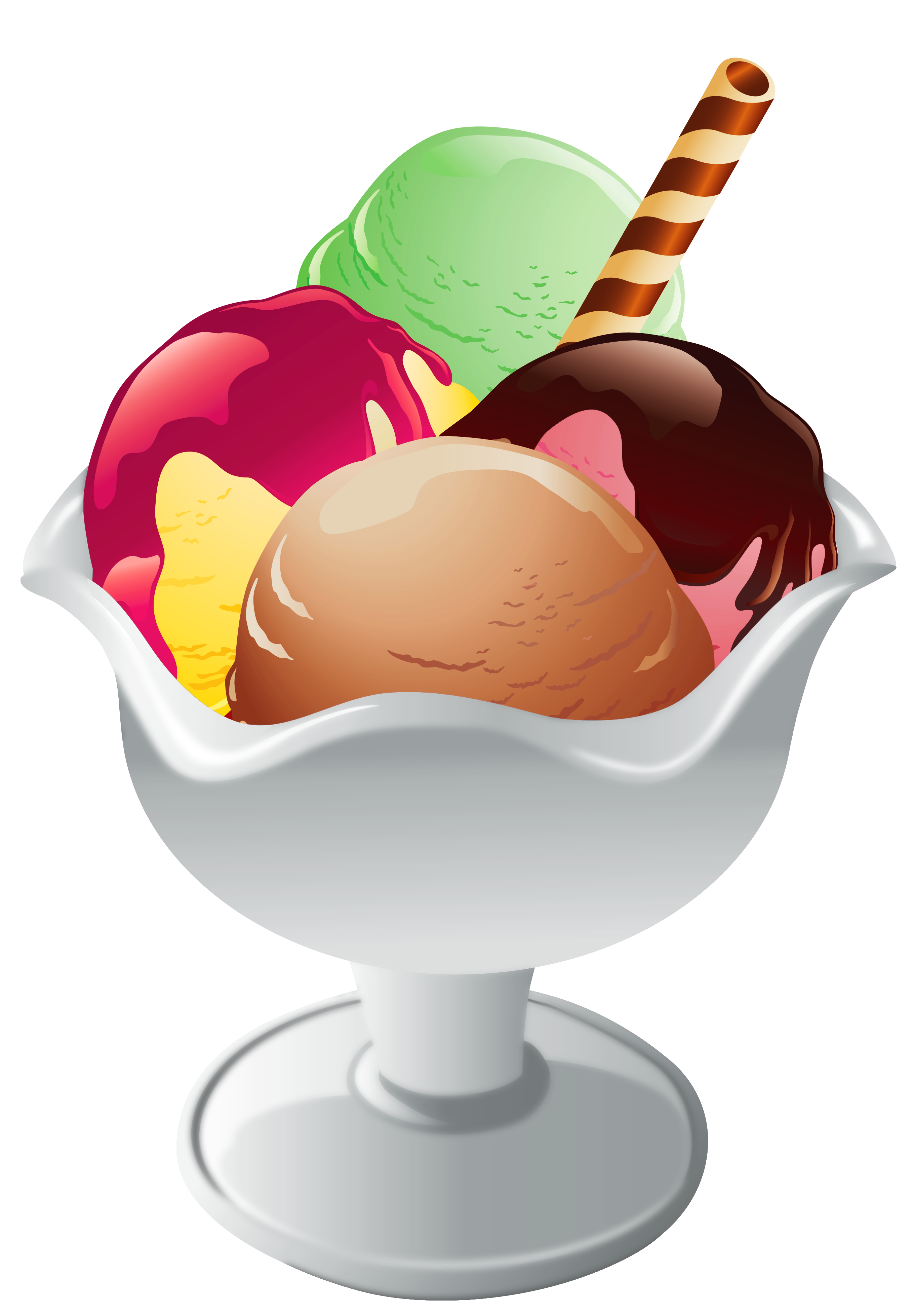 Free Clip Art Ice Cream Sundae.