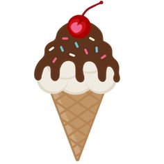 Ice cream cone clip art 5.