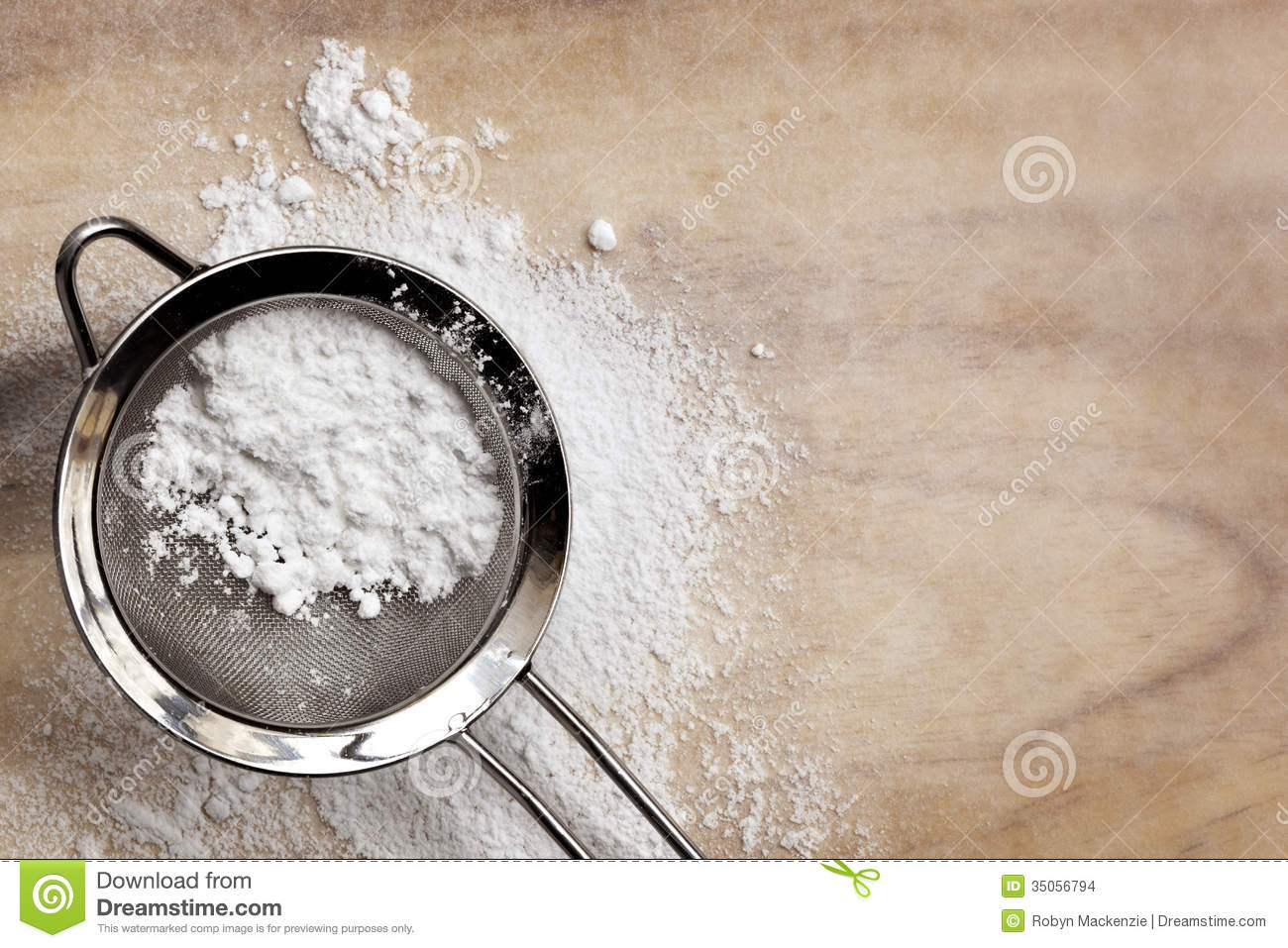 Icing Sugar Stock Images.