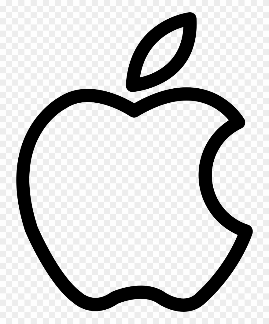 Apple Social Logo Outline Svg Png Icon Free Download Clipart.