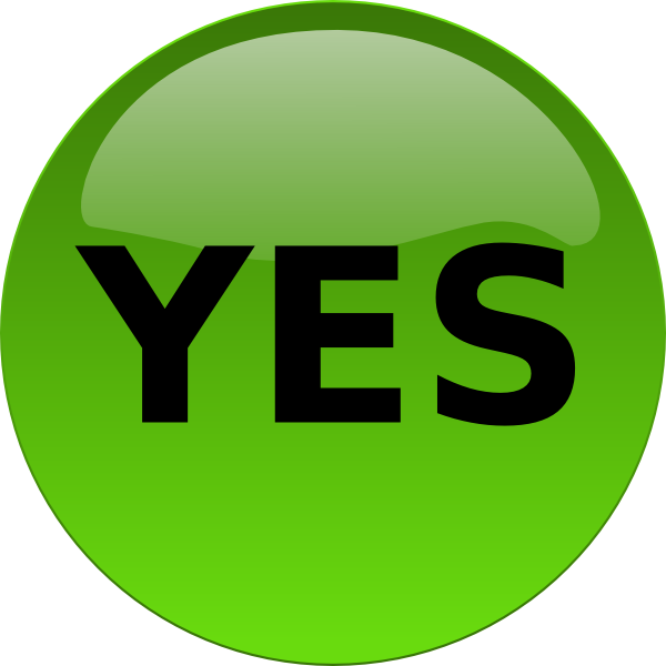 Yes Png Clipart Download #39553.