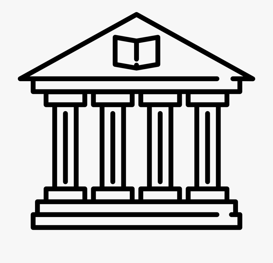 Old Library Building Svg Png Icon Free Download.