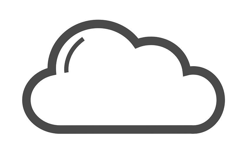 Cloud Computing Icon clipart.