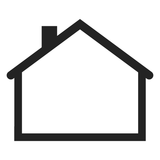 Flat house icon.
