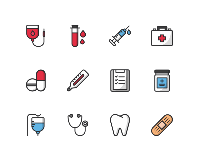 500+ Medical and Healthcare icons in AI, EPS, SVG, PNG Format.