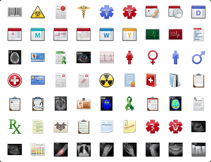Medical Icons with Custom Icon Design Service.