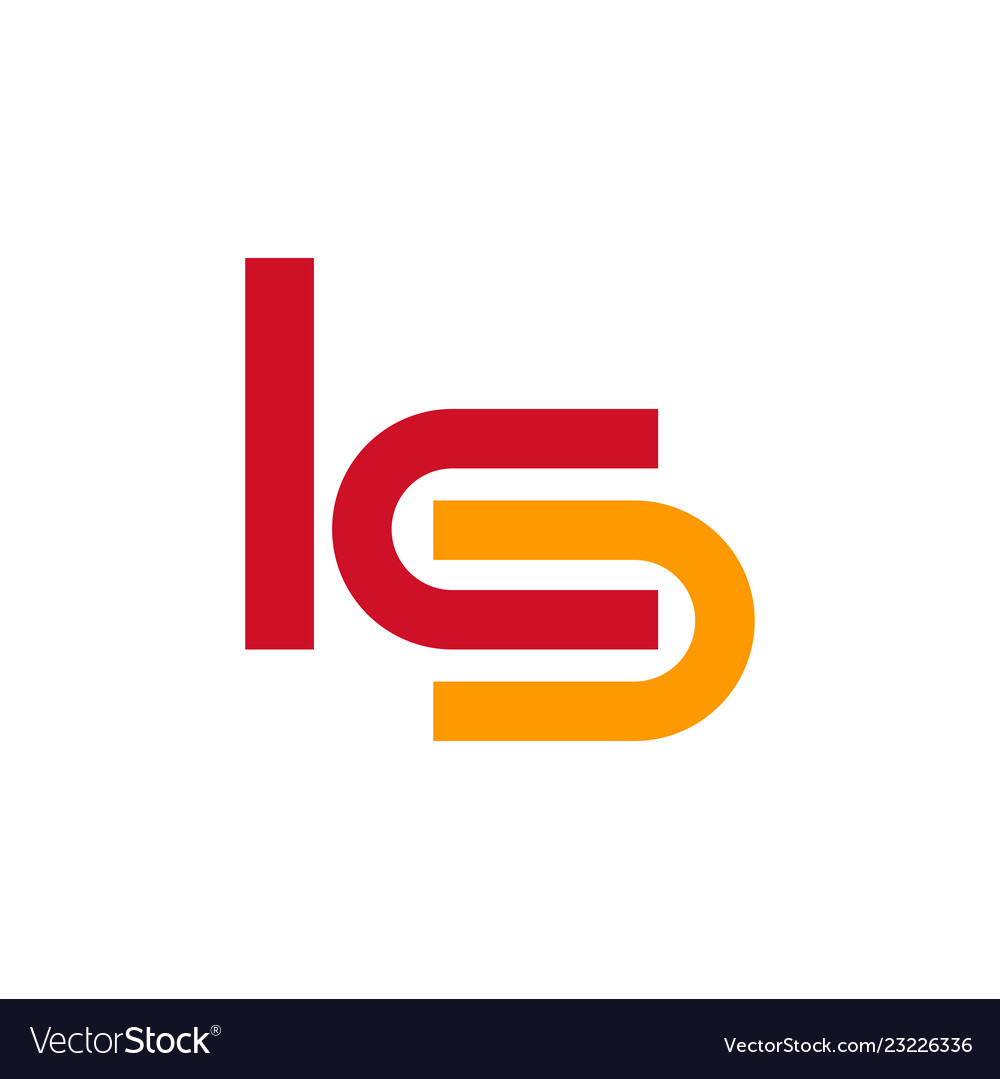Ks ics or lcs company logo template.