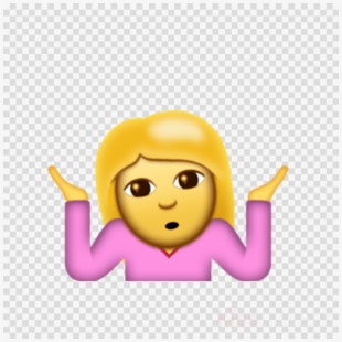 Idk Emoji Clipart Emoji Emoticon Shrug.