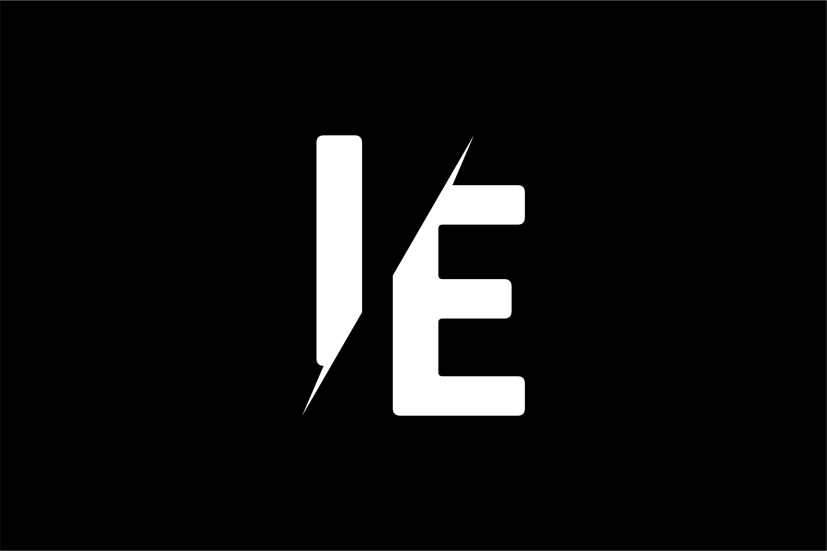Monogram IE Logo Design.