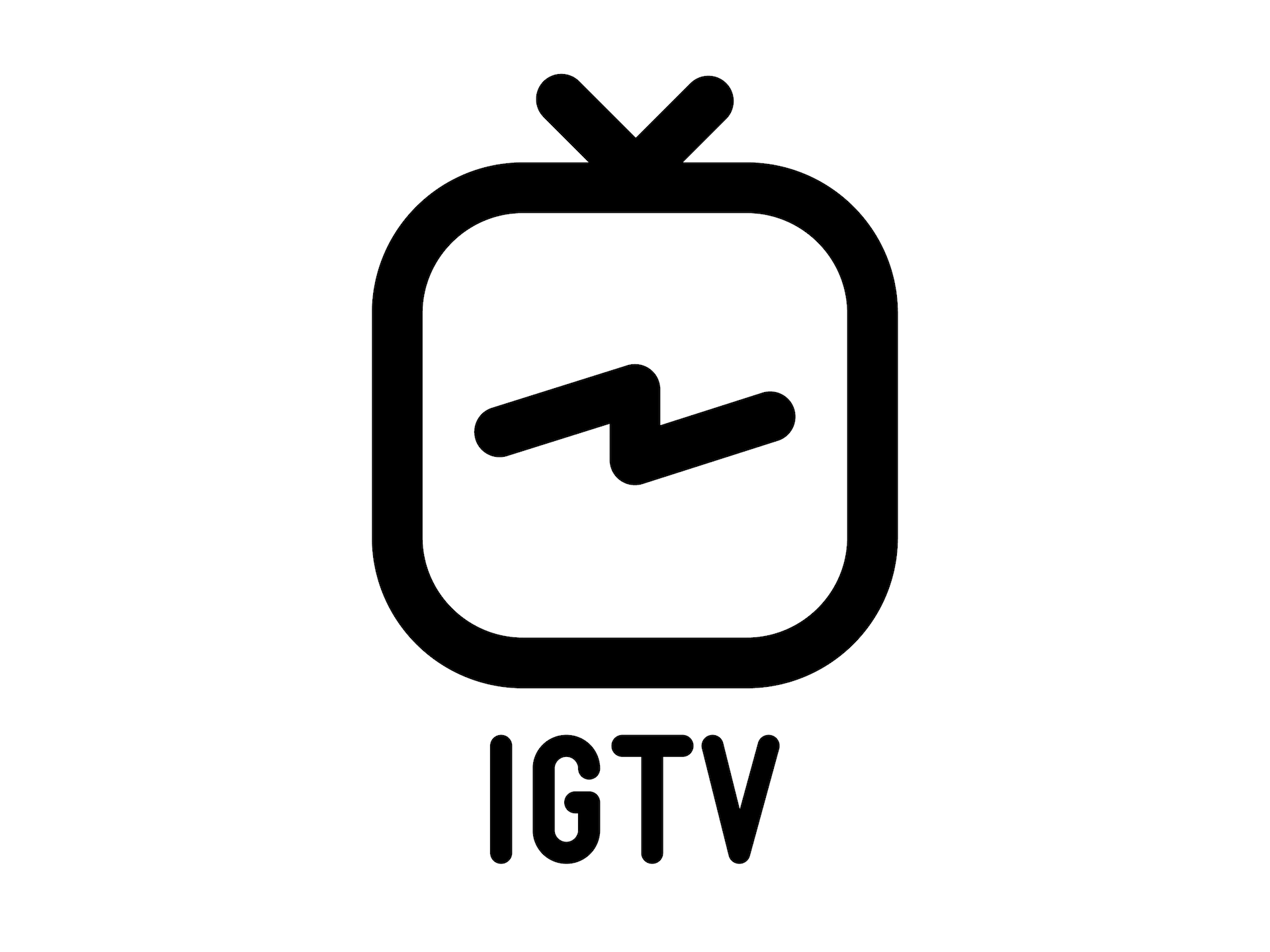 Free “Instagram TV” Vector Logo Set.