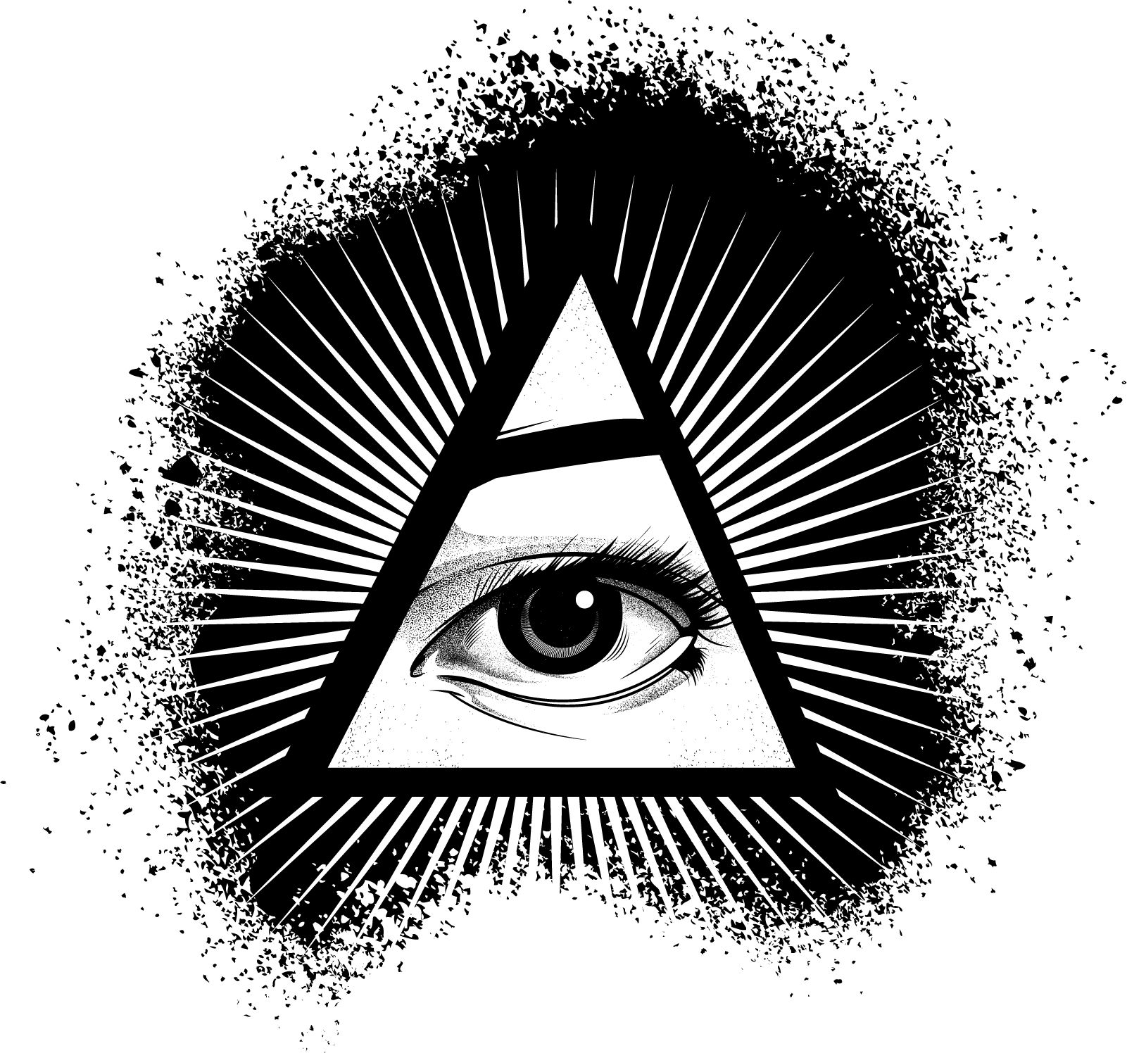 Illuminati Eye of Providence Clip art.