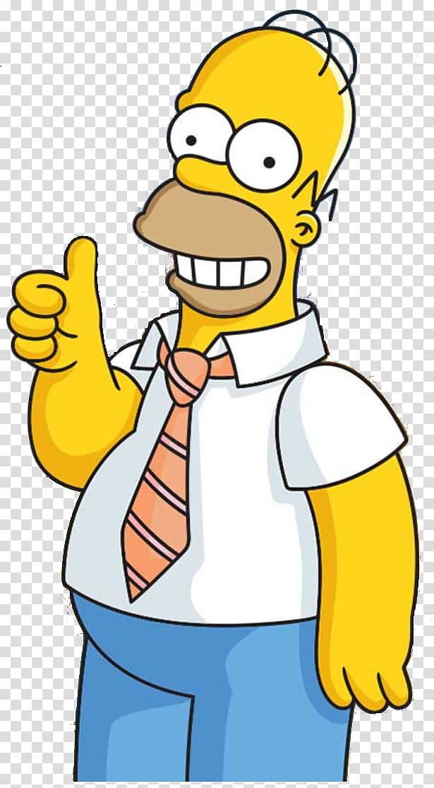 Homer Simpson illustration, Homer Simpson The Simpsons.
