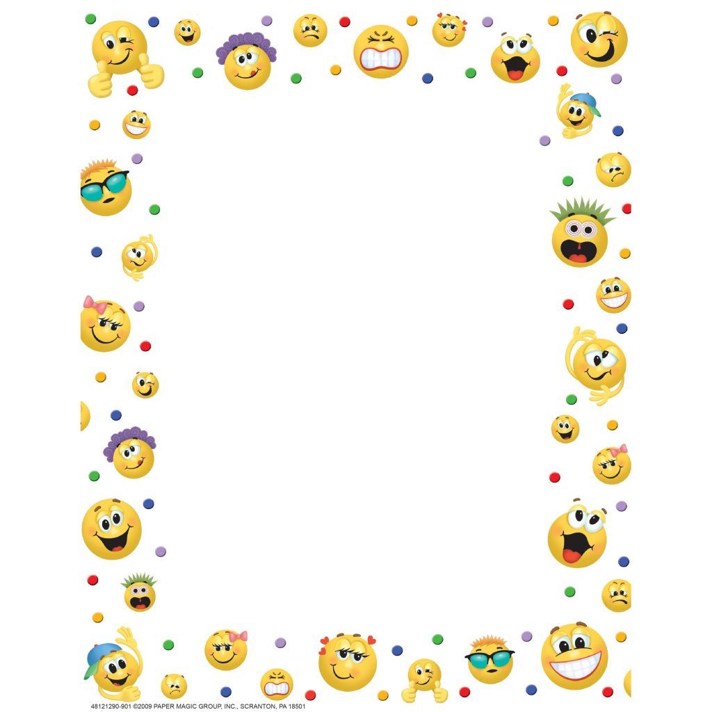 28+ Collection Of Emoji Clipart Border.
