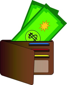 Wallet clipart free.
