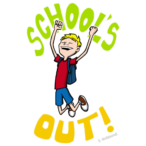 Free Schools Out Clipart Pictures.