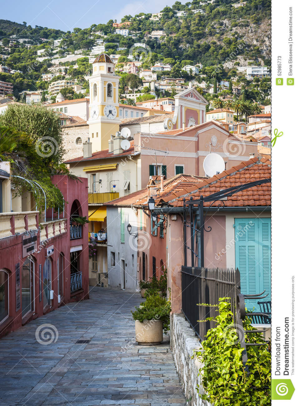 Old Town In Villefranche.