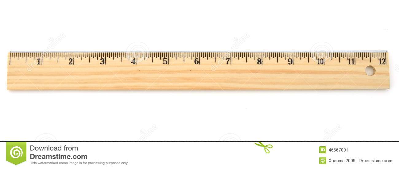 Inch ruler clipart.