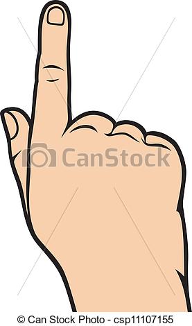 Index finger pointing clipart.