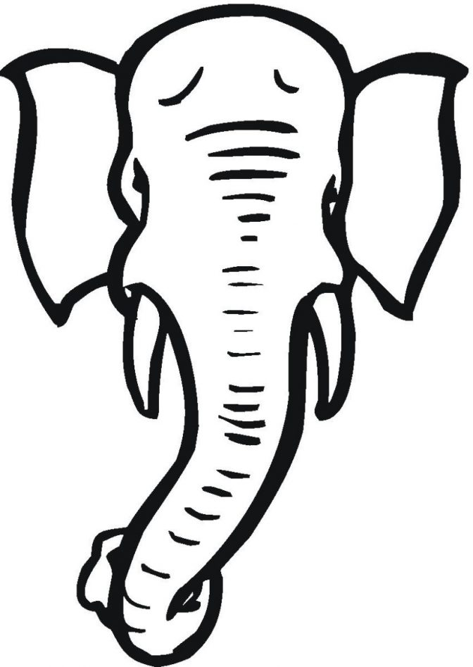 color pages ~ Color Pages Cuteephant Clipart Black And White.