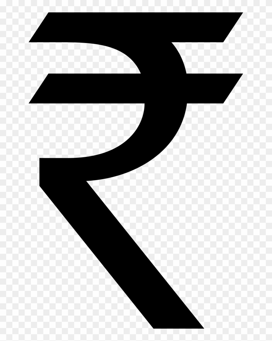 Indian Rupee Symbol Clipart, Vector Clip Art Online,.