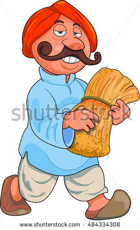 Indian Farmer Stock Images, Royalty.