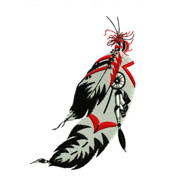 Native American Feather Clip Art.