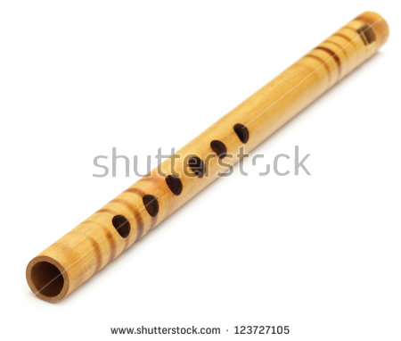 Indian Flute Stock Images, Royalty.