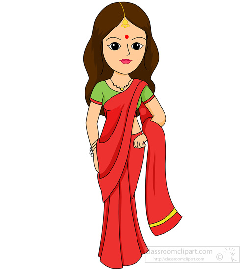 Indian Girl Clipart Png.