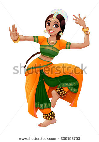 Indian Dance Stock Images, Royalty.