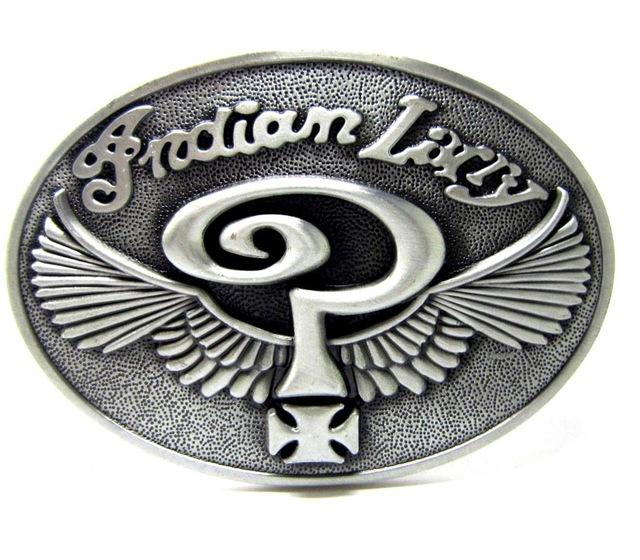 Indian Larry Motorcycle Belt Buckle.