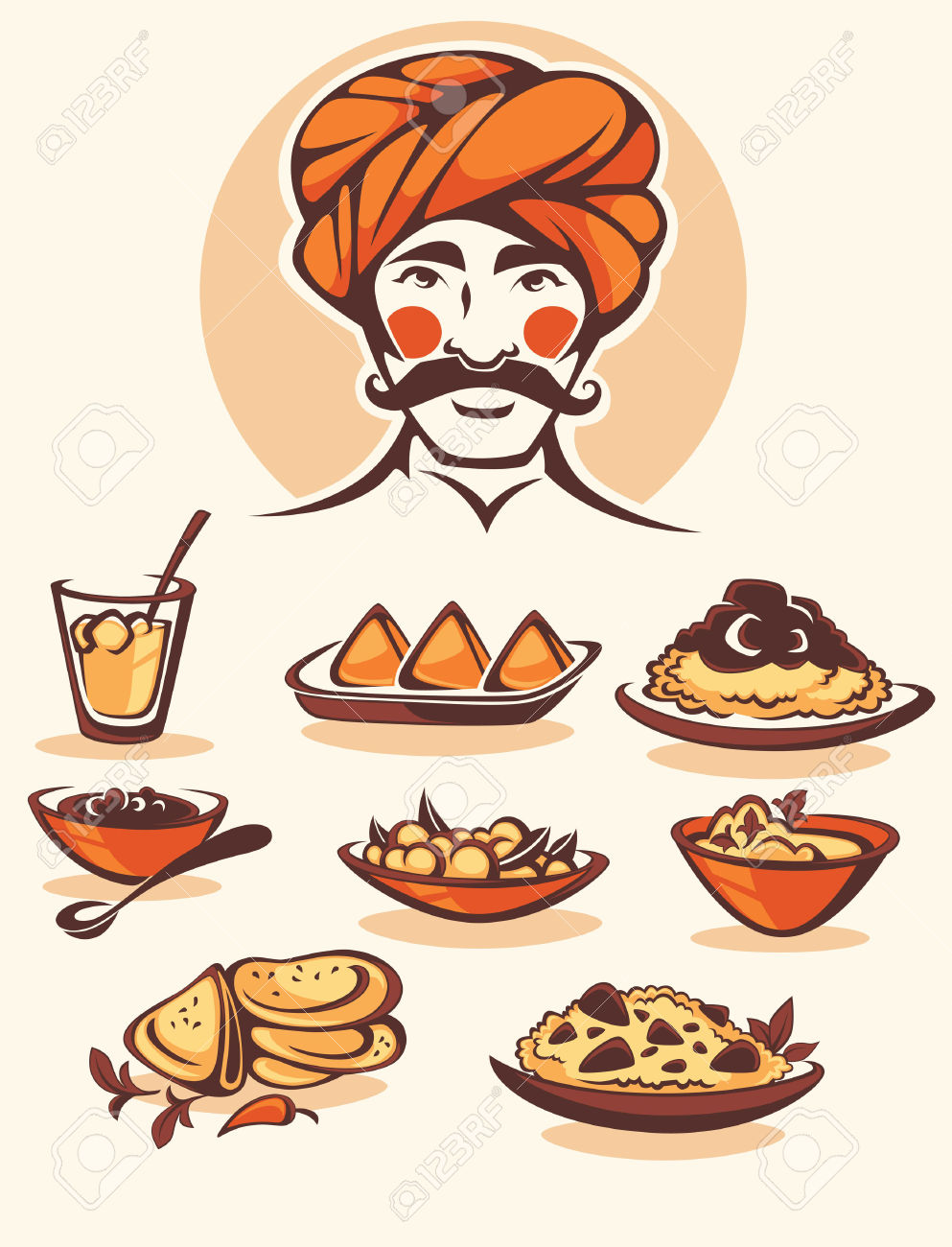 4,550 Indian Food Cliparts, Stock Vector And Royalty Free Indian.