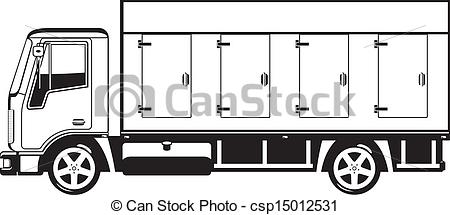 15567 Truck free clipart.
