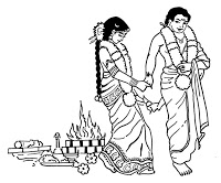 South Indian Wedding Clipart.