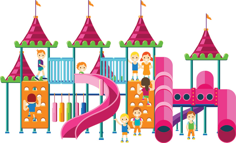 Indoor Playground Clip Art