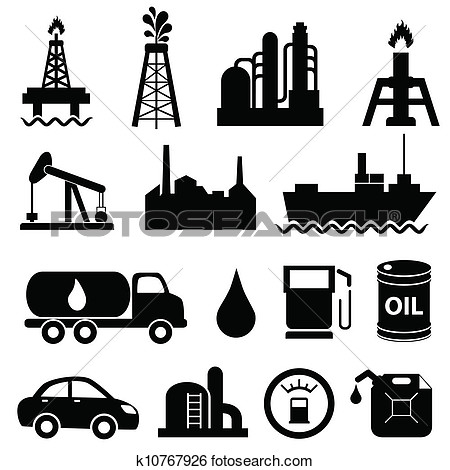 Oil industry clipart.
