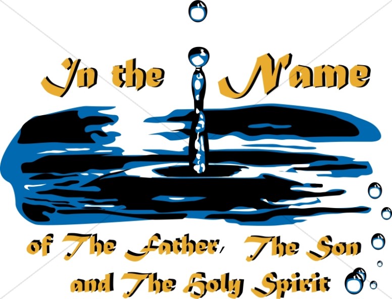 Baptism Clipart, Baptism Images, Baptism Wordart.