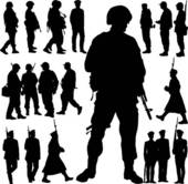 Infantry Clip Art.