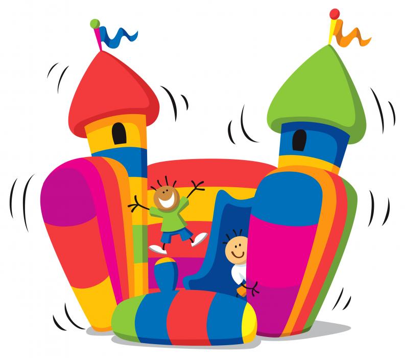 Inflatable Bounce House Clipart.