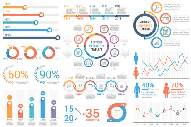 Best Infographics Illustrations, Royalty.