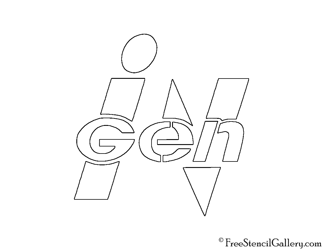 InGen Logo Stencil.