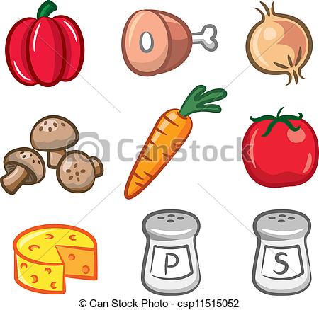 Cooking Ingredients Clipart.